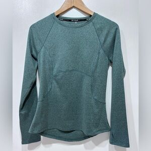 Spyder Women’s  light green long-sleeve activewear shirt Size S‎